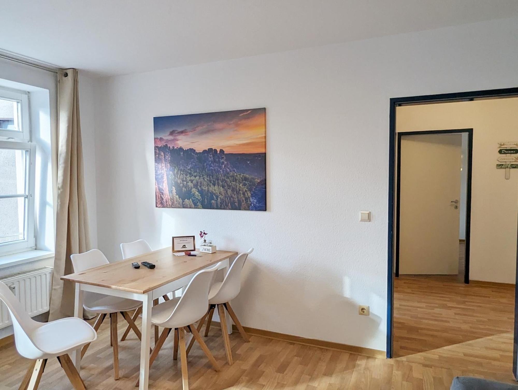 F4 - Urlaubsmagie - Grosse Wohnung Fuer Bis Zu 10 Personen Sebnitz Eksteriør bilde